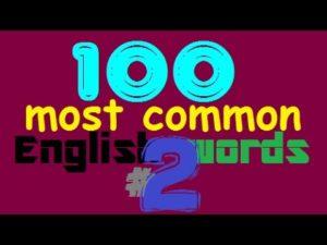 100 Most Common English Words #2 – Learn English Words